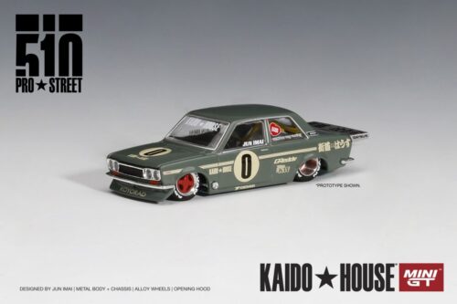 Mini GT Kaido House Datsun 510 Pro Street OG Green