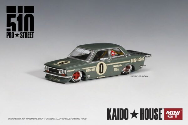 Mini GT Kaido House Datsun 510 Pro Street OG Green