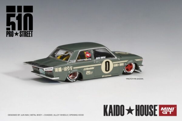 Mini GT Kaido House Datsun 510 Pro Street OG Green
