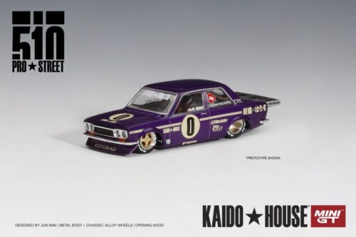 Mini GT Kaido House Datsun 510 Pro Street OG Purple