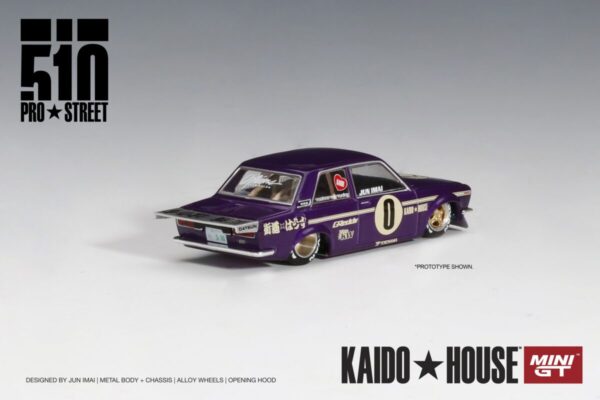 Mini GT Kaido House Datsun 510 Pro Street OG Purple