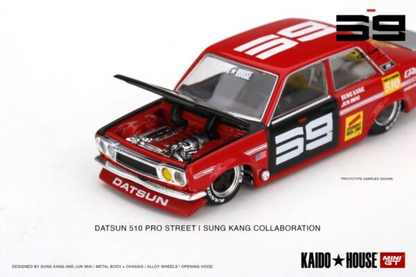Mini GT Kaido House Datsun Pro Street SK510 Red