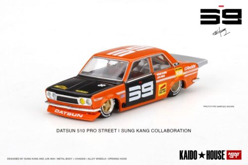 Mini GT Kaido House Datsun 510 Pro Street SK510 Orange