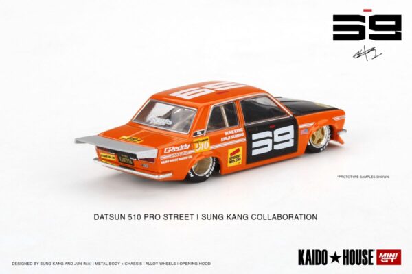 Mini GT Kaido House Datsun 510 Pro Street SK510 Orange