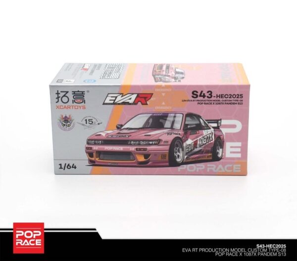 0257.1 Pop Race 1/64 Pandem S13 Eva Rt (Hobby Expo China Exclusive) PR640257
