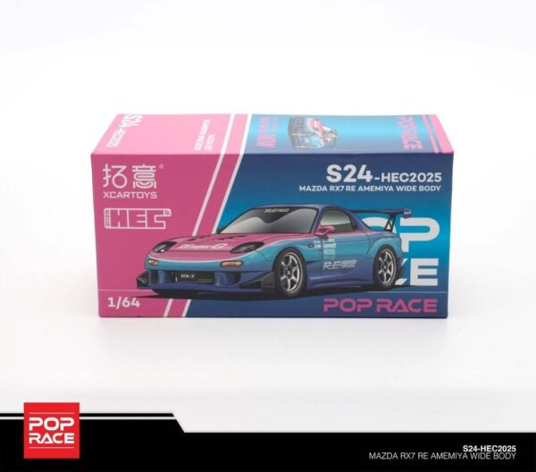 Pop Race 1/64 Mazda Rx7 Re Amemiya Wide Body (Hobby Expo China Exclusive) PR640276