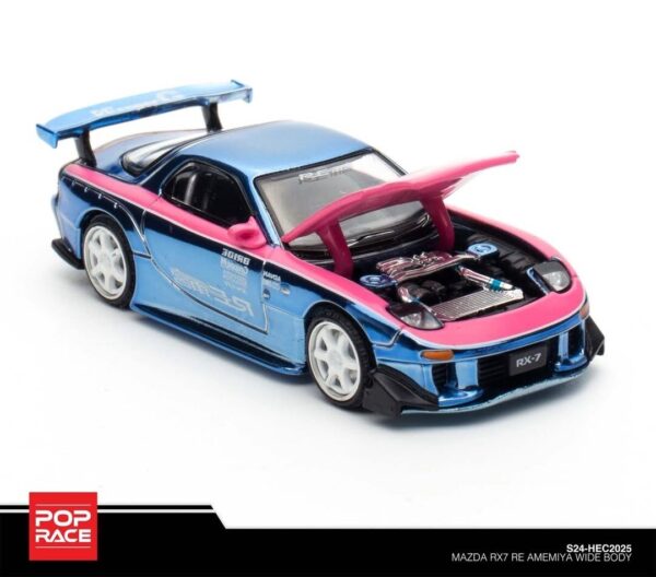 Pop Race 1/64 Mazda Rx7 Re Amemiya Wide Body (Hobby Expo China Exclusive) PR640276