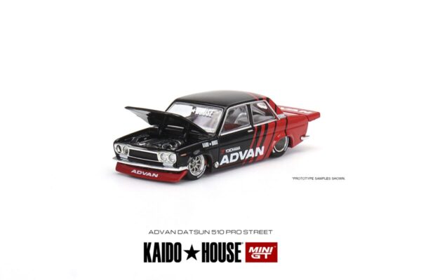 Mini GT Kaido House Datsun 510 Pro Street ADVAN
