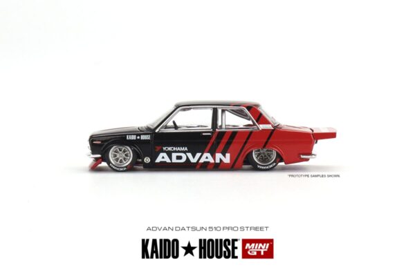 Mini GT Kaido House Datsun 510 Pro Street ADVAN