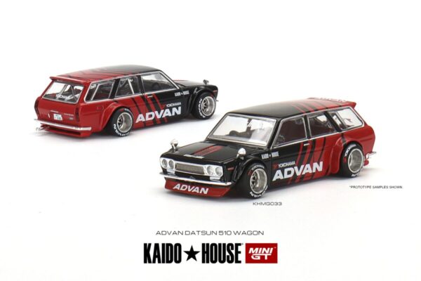 Mini GT Kaido House Datsun KAIDO 510 Wagon ADVAN