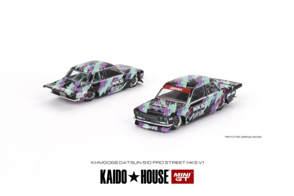 Mini GT Kaido House Datsun 510 Pro Street HKS V1