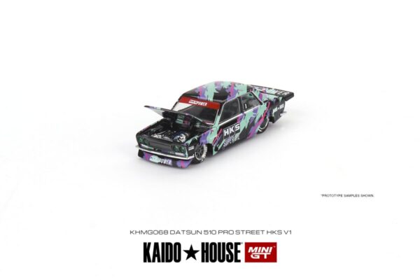 Mini GT Kaido House Datsun 510 Pro Street HKS V1