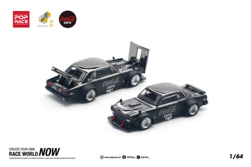 Pop Race 1/64 Skyline Gt-r V8 Drift (Hakosuka) Coca Cola PR64-0144