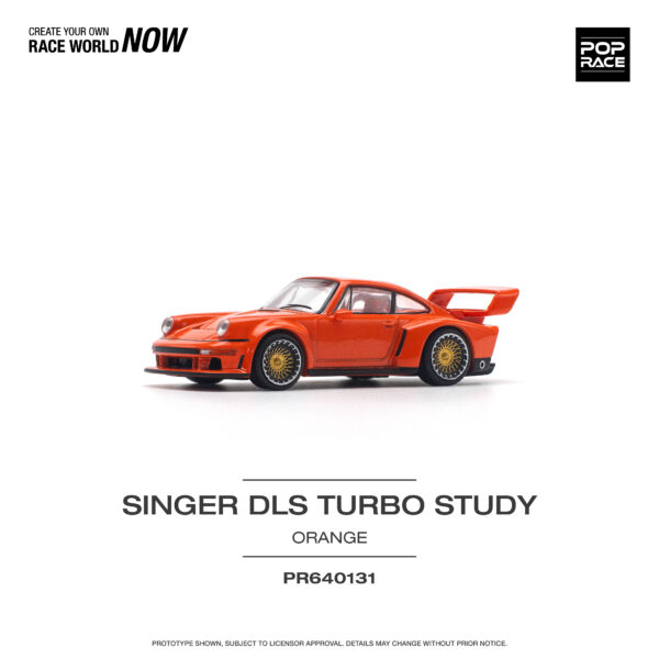 Pop Race 1/64 Singer DLS Turbo Study Orange PR640131