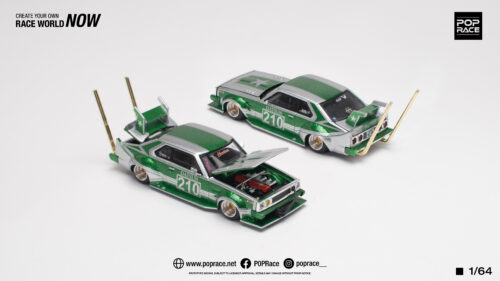 Pop Race 1/64 Skyline C210 Kaido Racer Bosozoku Style PR64-0061