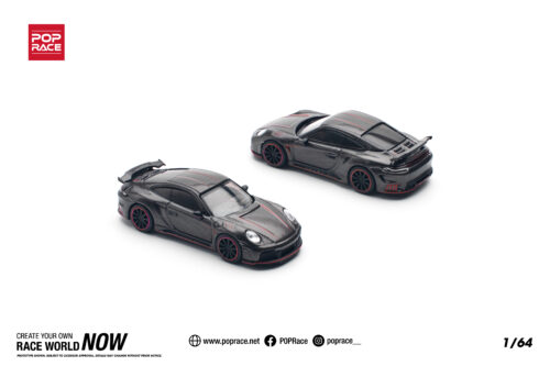 Pop Race 1/64 992 Stinger GTR Carbon Edition Redline PR640192