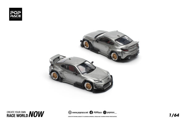 Pop Race 1/64 Pandem GR86 Silver PR640235