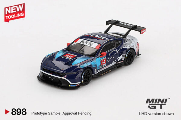 1012.1 Mini GT 1/64 Ford Mustang GT Ford Multimatic Motorsports 2024 IMSA Daytona 24 Hrs MGT00898