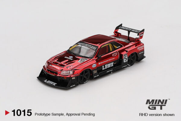 Nissan LB-ER34 Super Silhouette SKYLINE Red Chrome  [ LBWK Brazil ] Event Exclusive MGT01015