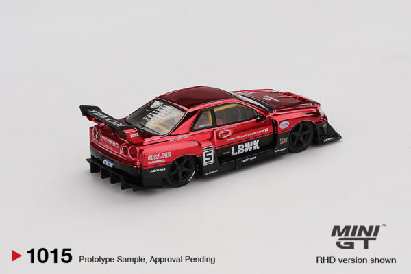 Nissan LB-ER34 Super Silhouette SKYLINE Red Chrome  [ LBWK Brazil ] Event Exclusive MGT01015
