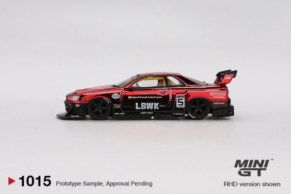 Nissan LB-ER34 Super Silhouette SKYLINE Red Chrome  [ LBWK Brazil ] Event Exclusive MGT01015