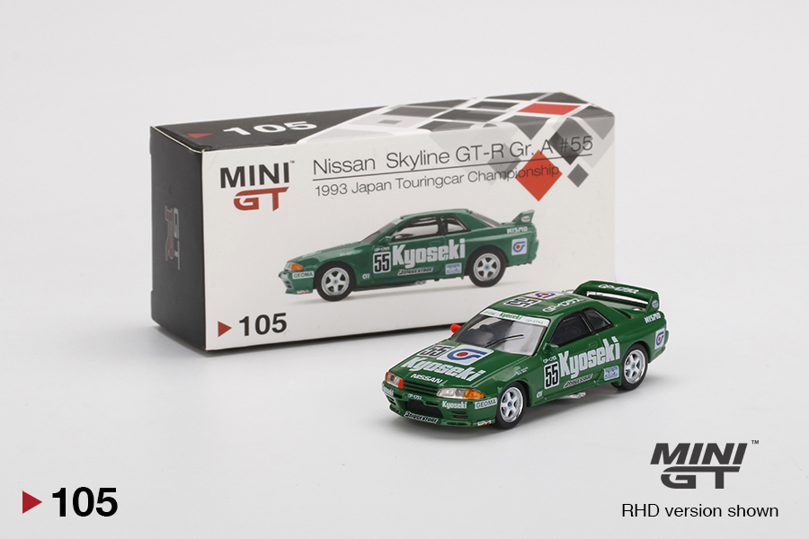 Mini GT Nissan Skyline GT-R (R32) Gr. A #55 Kyoseki – Zakzuk Toys