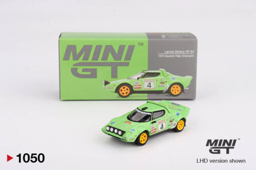 Mini GT 1/64 Lancia Stratos HF #4 1979 Spanish Rally Champion MGT01050