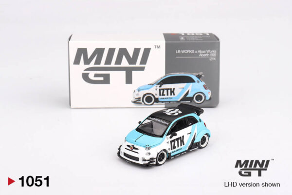 1051 Mini GT 1/64 Abarth 595 LB-WORKS x Abas Works IZTK MGT01051