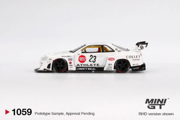 1059.1 Mini GT 1/64 Nissan LB-ER34 Super Silhouette ATHLETE/COLLET MGT01059