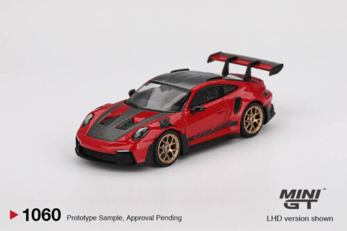 1060 Mini GT 1/64 Porsche 911 (992) GT3 RS Weissach Package Guards Red MGT01060