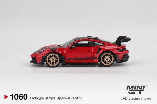 1060.1 Mini GT 1/64 Porsche 911 (992) GT3 RS Weissach Package Guards Red MGT01060