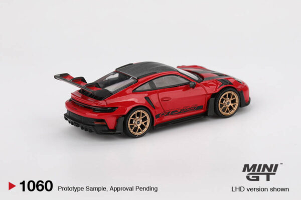 1060.2 Mini GT 1/64 Porsche 911 (992) GT3 RS Weissach Package Guards Red MGT01060