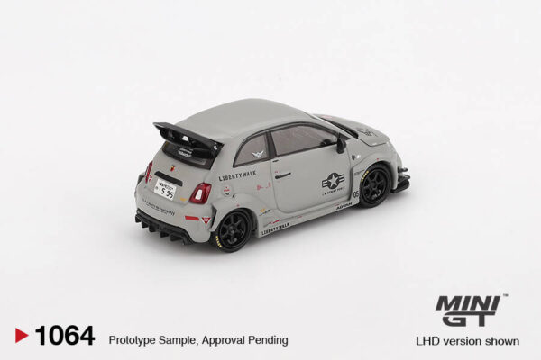1064.1 Mini GT 1/64 Abarth 595 LB-WORKS x Abas Works Fighters MGT01064