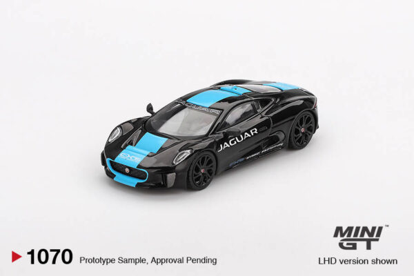 1070 Mini GT 1/64 Jaguar C-X75 Black MGT01070