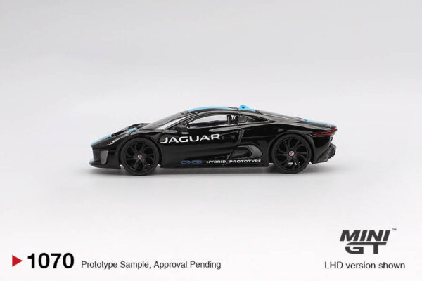 1070.2 Mini GT 1/64 Jaguar C-X75 Black MGT01070