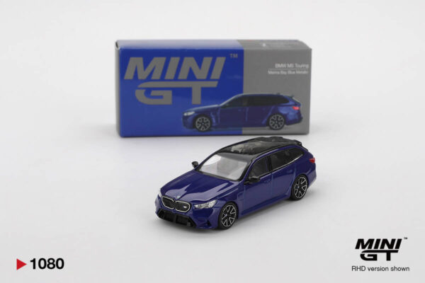1080 Mini GT 1/64 BMW M5 Touring (G99) MarinaBay Blue Metallic MGT01080
