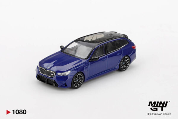 1080.1 Mini GT 1/64 BMW M5 Touring (G99) MarinaBay Blue Metallic MGT01080