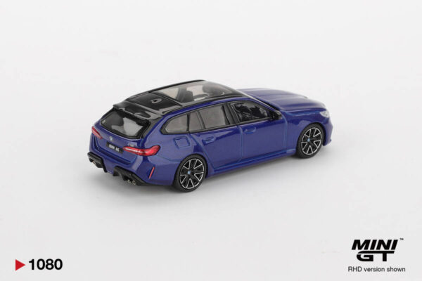 1080.2 Mini GT 1/64 BMW M5 Touring (G99) MarinaBay Blue Metallic MGT01080