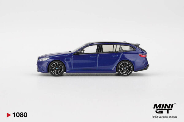 1080.3 Mini GT 1/64 BMW M5 Touring (G99) MarinaBay Blue Metallic MGT01080