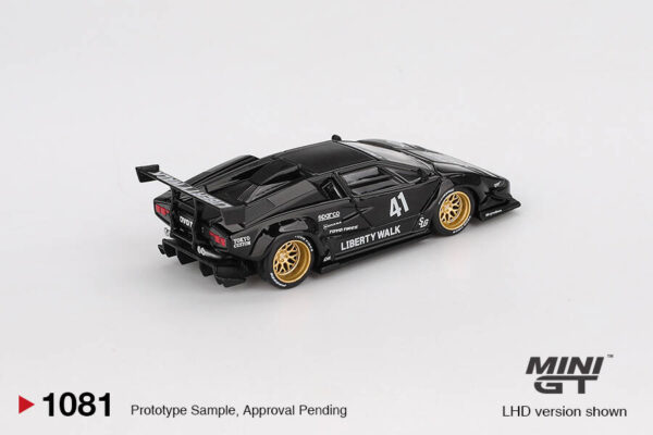 1081.2 Mini GT 1/64 Lamborghini Countach LB-WORKS Black MGT01081