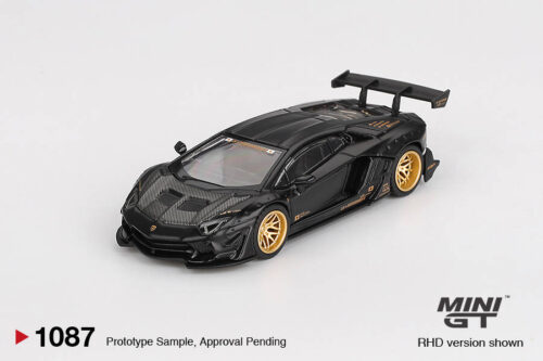 Mini GT 1/64 LB WORKS Lamborghini Aventador Limited Edition Matte Black MGT01087