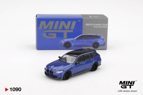 1090 Mini GT 1/64 BMW M3 Competition Touring Portimao Blue Metallic MGT01090
