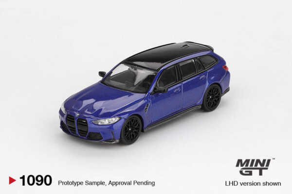 Mini GT 1/64 BMW M3 Competition Touring Portimao Blue Metallic MGT01090