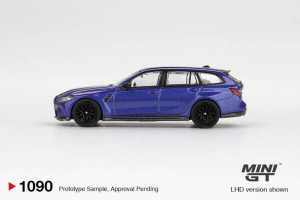 Mini GT 1/64 BMW M3 Competition Touring Portimao Blue Metallic MGT01090