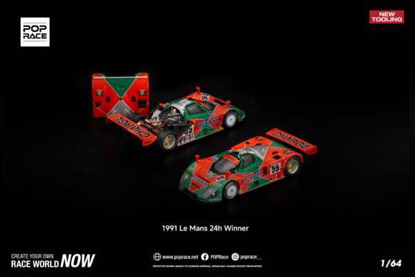 11 (5) Pop Race 1/64 Mazda 787B 1991 Le Mans 24H Winner PR640301