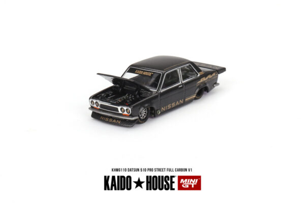 Mini GT Kaido House Datsun 510 Pro Street Full Carbon V1