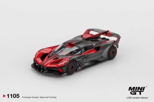 1105 Mini GT 1/64 Bugatti Bolide Red MGT01105