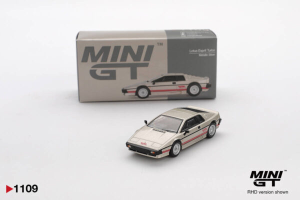 1109 Mini GT 1/64 Lotus Esprit Turbo Metallic Silver MGT01109