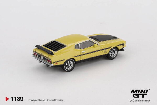 1139.2 Mini GT 1/64 Ford Mustang Mach1 Grabber Yellow MGT01139