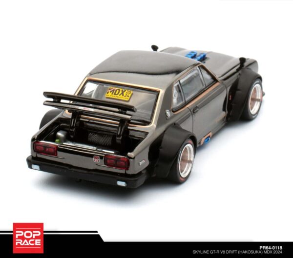118.2 Pop Race Skyline GT-R V8 Drift (Hakosuka) MDX 2024 PR64-0118